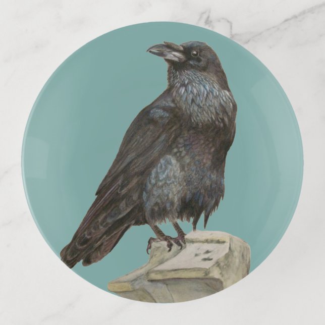 Raven Trinket Tray (Front)