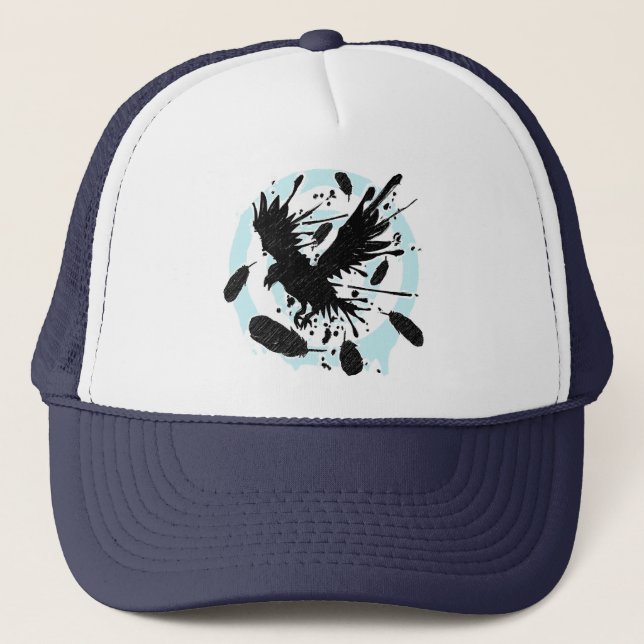 RAVEN TRUCKER HAT (Front)