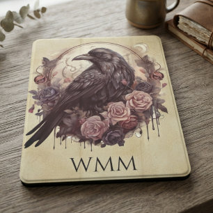 Raven Vintage Rose Gothic iPad Mini Cover