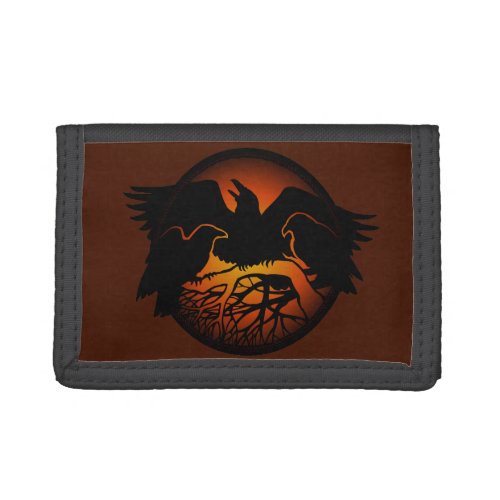 Raven Wallet Native Raven Art Wallet Wildlife Gift