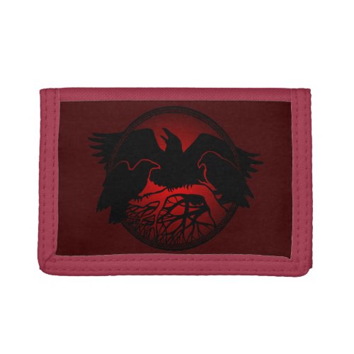 Raven Wallet Native Raven Art Wallet Wildlife Gift