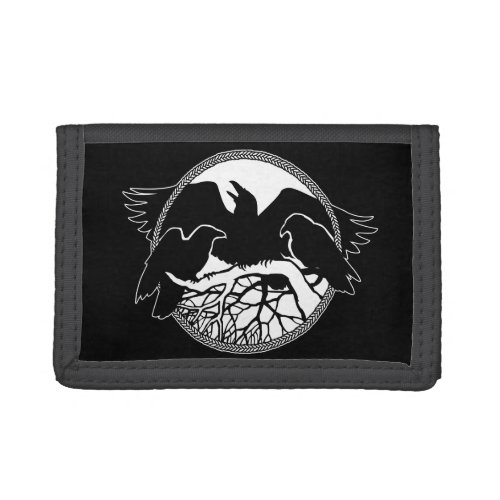 Raven Wallet Native Raven Art Wallet Wildlife Gift