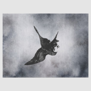 Raven Watercolor Tissue Paper