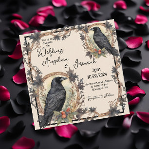 Raven Wedding Invitation