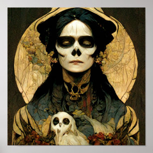 Raven Witch 2 Fantasy Horror Goth Gothic Poster