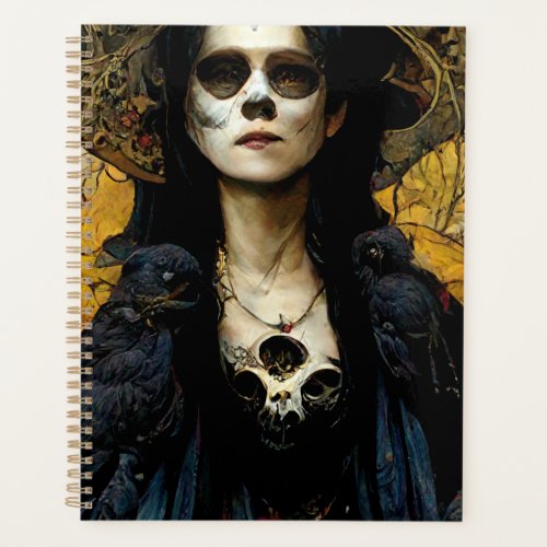 Raven Witch 3 Fantasy Horror Goth Gothic Planner