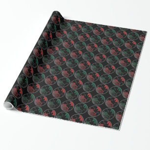 Raven Wrapping Paper Native Raven Christmas Paper