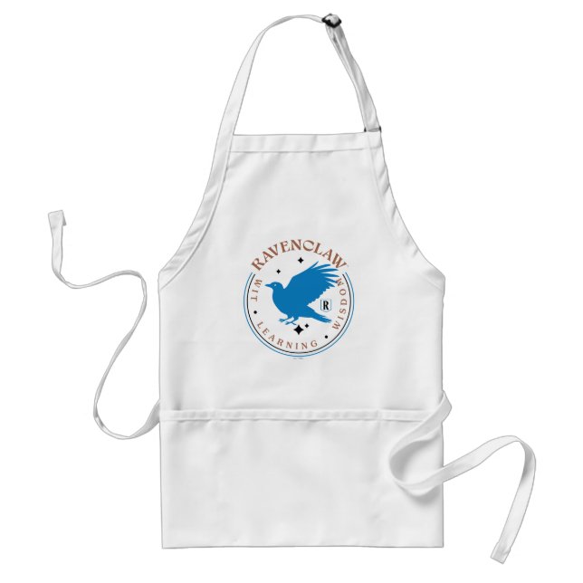RAVENCLAW™ Blue Eagle House Pride Badge Adult Apron (Front)