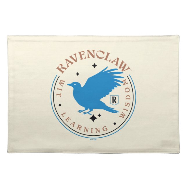 RAVENCLAW™ Blue Eagle House Pride Badge Cloth Placemat (Front)