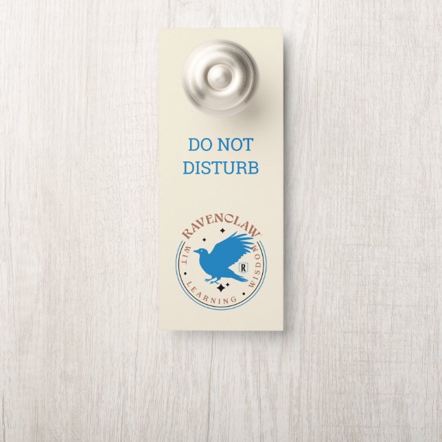 RAVENCLAW™ Blue Eagle House Pride Badge Door Hanger (On Knob)