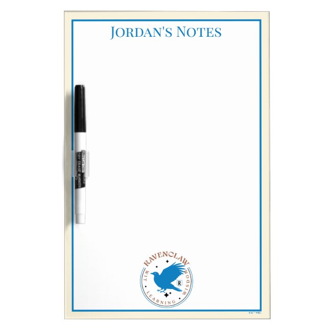 RAVENCLAW™ Blue Eagle House Pride Badge Dry Erase Board (Front)