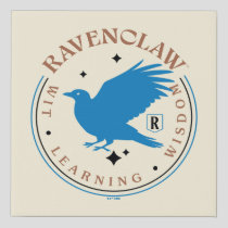 RAVENCLAW™ Blue Eagle House Pride Badge Faux Canvas Print