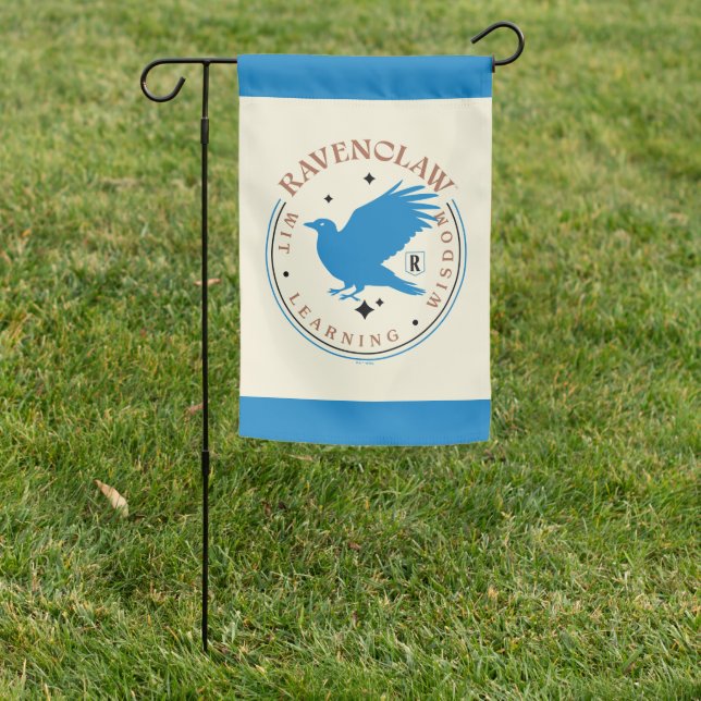RAVENCLAW™ Blue Eagle House Pride Badge Garden Flag (In SItu)