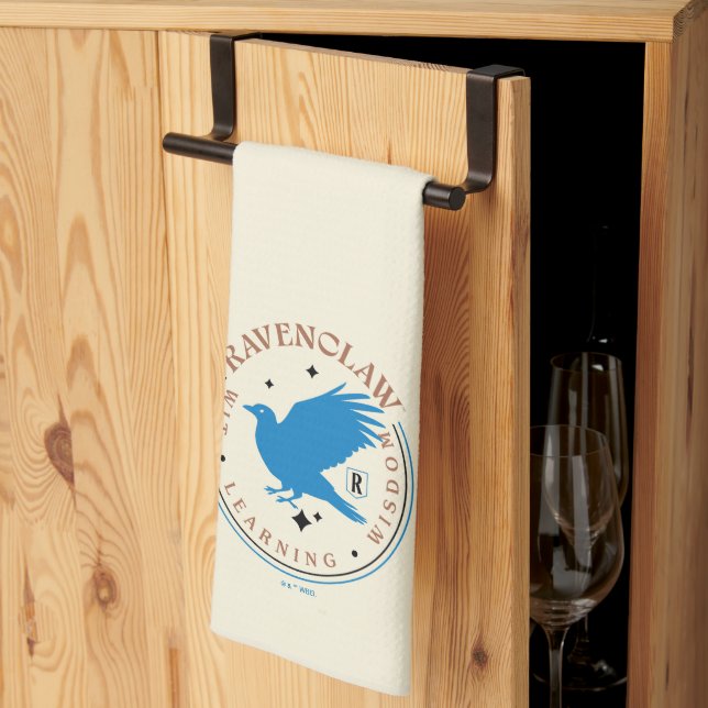 RAVENCLAW™ Blue Eagle House Pride Badge Kitchen Towel (Thirds Fold)
