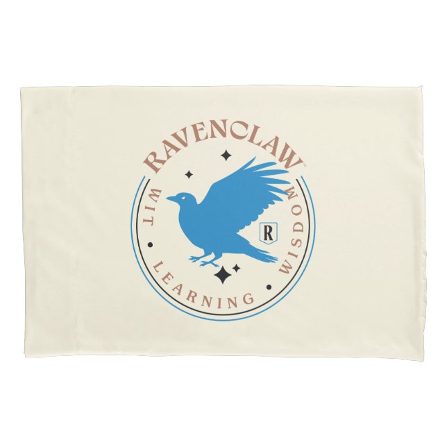RAVENCLAW™ Blue Eagle House Pride Badge Pillow Case (Front)