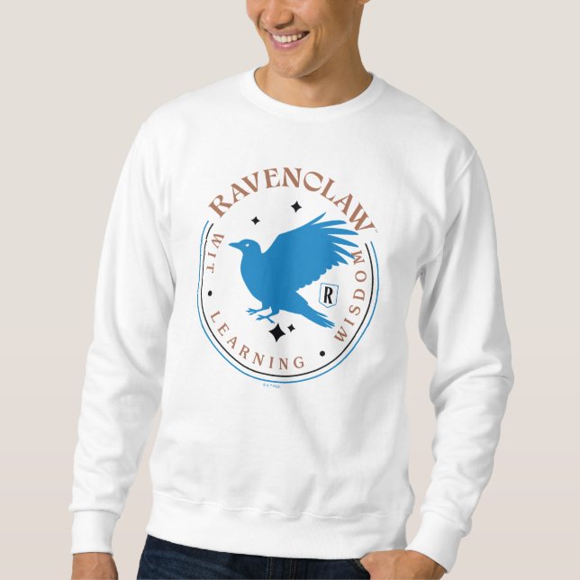 RAVENCLAW™ Blue Eagle House Pride Badge Sweatshirt (Front)