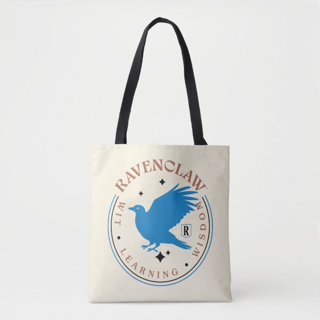 RAVENCLAW™ Blue Eagle House Pride Badge Tote Bag (Front)