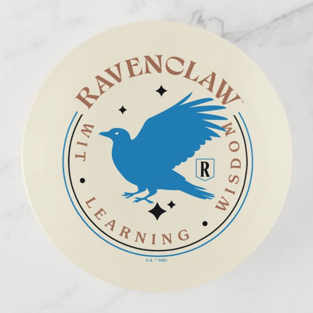 RAVENCLAW™ Blue Eagle House Pride Badge Trinket Tray (Front)