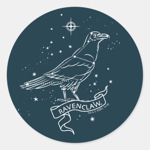 RAVENCLAW Constellation Graphic Classic Round Sticker