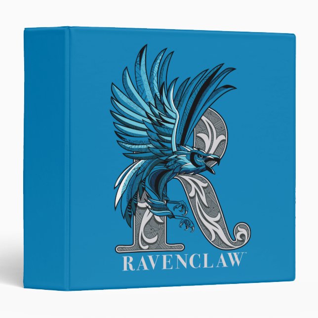 RAVENCLAW™ Crosshatched Emblem 3 Ring Binder (Front/Spine)