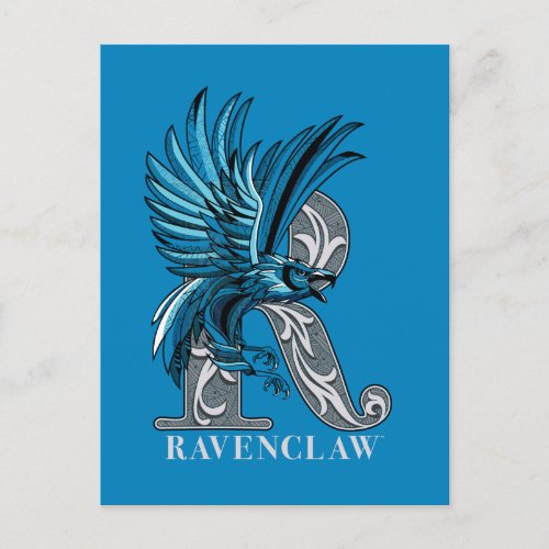 RAVENCLAWâ Crosshatched Emblem Invitation Postcard