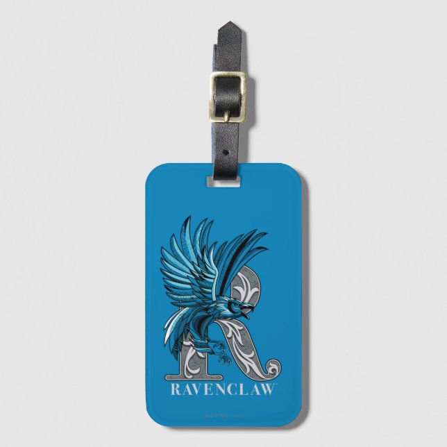 RAVENCLAW™ Crosshatched Emblem Luggage Tag (Front Vertical)