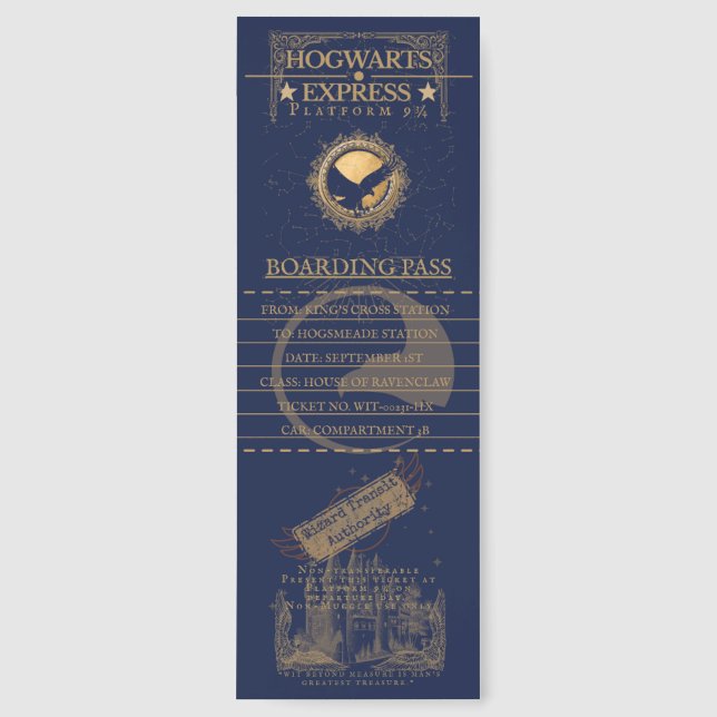 Ravenclaw Hogwarts Express Bookmark - Harry Potter (Front)