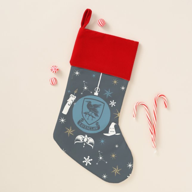 RAVENCLAW™ Holiday Bauble Graphic Christmas Stocking (Front)