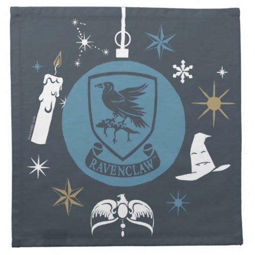 RAVENCLAWâ Holiday Bauble Graphic Cloth Napkin