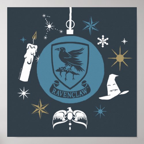 RAVENCLAWâ Holiday Bauble Graphic Poster