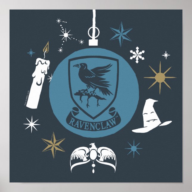 RAVENCLAW™ Holiday Bauble Graphic Poster (Front)