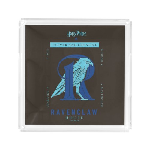 RAVENCLAWâ House Clever and Creative Acrylic Tray