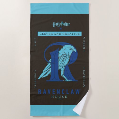 RAVENCLAWâ House Clever and Creative Beach Towel