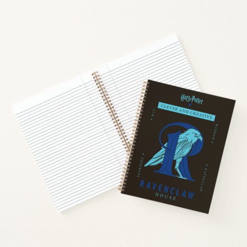 RAVENCLAW House Clever and Creative Notebook