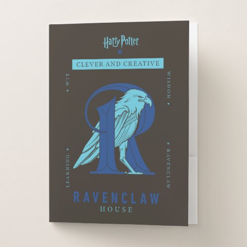 RAVENCLAWâ House Clever and Creative Pocket Folder