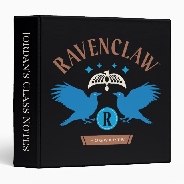 RAVENCLAW™ House Double Eagle Diadem Graphic 3 Ring Binder (Front/Spine)
