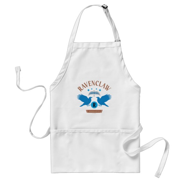 RAVENCLAW™ House Double Eagle Diadem Graphic Adult Apron (Front)