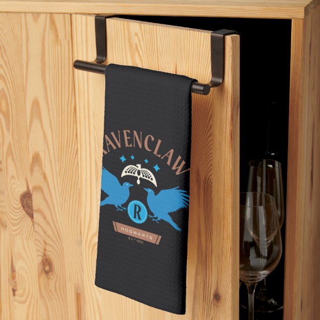 RAVENCLAW™ House Double Eagle Diadem Graphic Kitchen Towel (Thirds Fold)