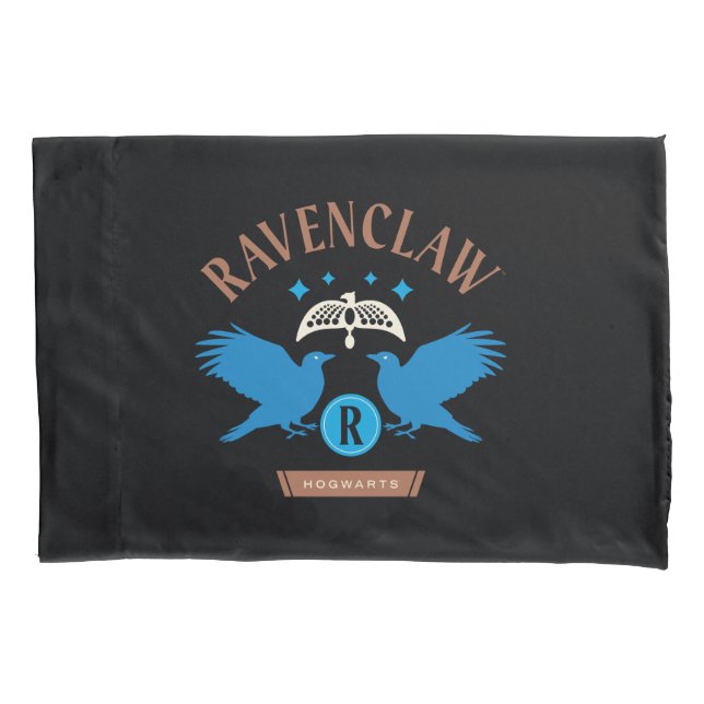 RAVENCLAW™ House Double Eagle Diadem Graphic Pillow Case (Front)