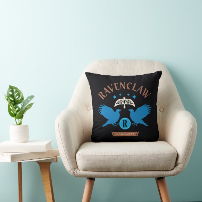 RAVENCLAW™ House Double Eagle Diadem Graphic Throw Pillow (Chair)