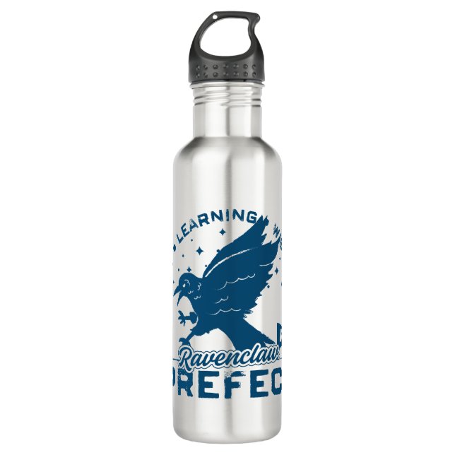 RAVENCLAW™ Prefect Badge Stainless Steel Water Bottle (Front)