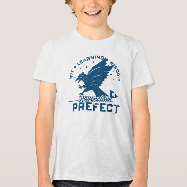 RAVENCLAW™ Prefect Badge Tri-Blend Shirt (Front)