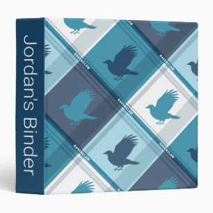 RAVENCLAW™ Tartan Plaid Pattern 3 Ring Binder