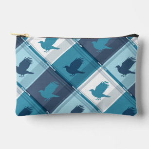 RAVENCLAW™ Tartan Plaid Pattern Accessory Pouch