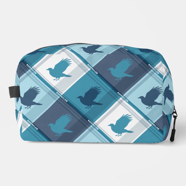 RAVENCLAW™ Tartan Plaid Pattern Dopp Kit (Front)