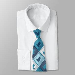 RAVENCLAW™ Tartan Plaid Pattern Neck Tie