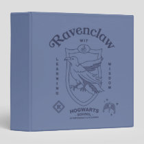RAVENCLAW™ Wit Learning Wisdom Crest 3 Ring Binder
