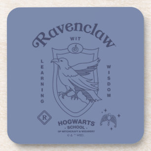 RAVENCLAW™ Wit Learning Wisdom Crest Beverage Coaster