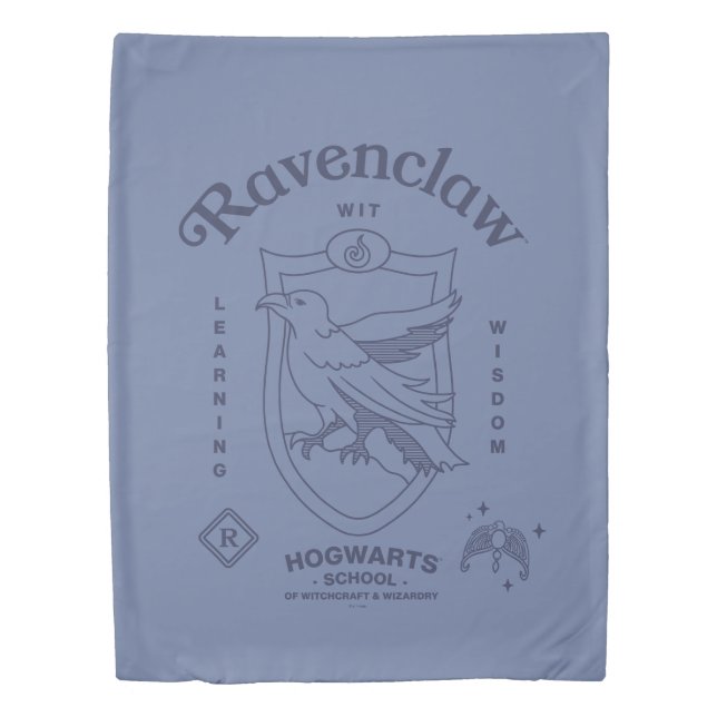 RAVENCLAW™ Wit Learning Wisdom Crest Duvet Cover (Front)