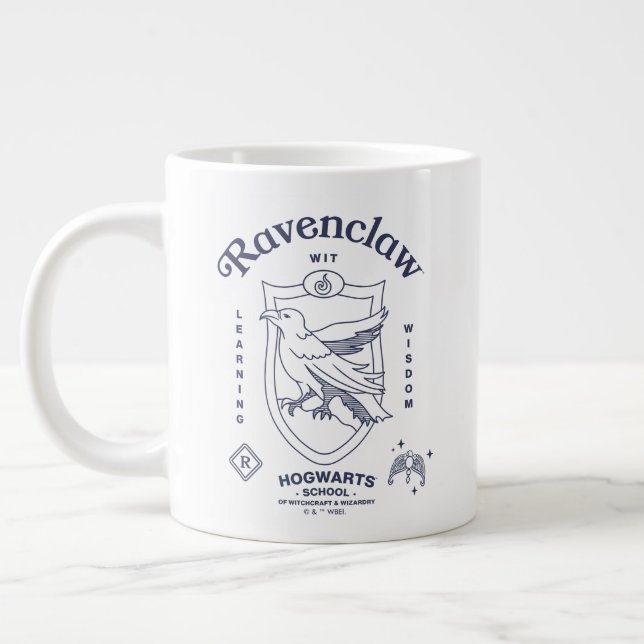 RAVENCLAW™ Wit Learning Wisdom Crest Giant Coffee Mug (Left)